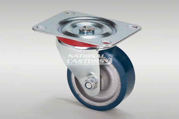 61 Series - urethane Plate Swivel castor